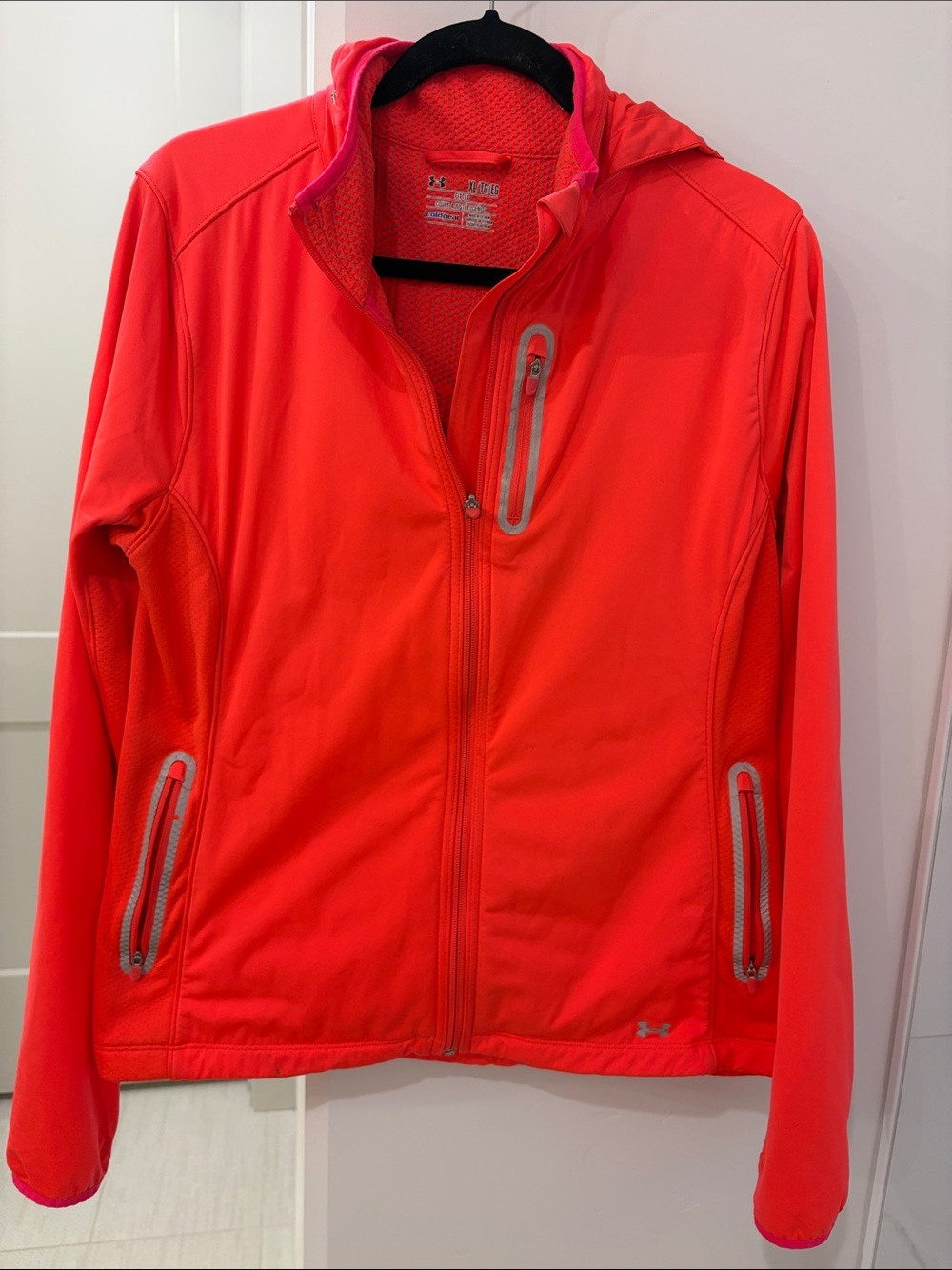 Under Armour Women's Bright Coral Utility Softshell Jacket